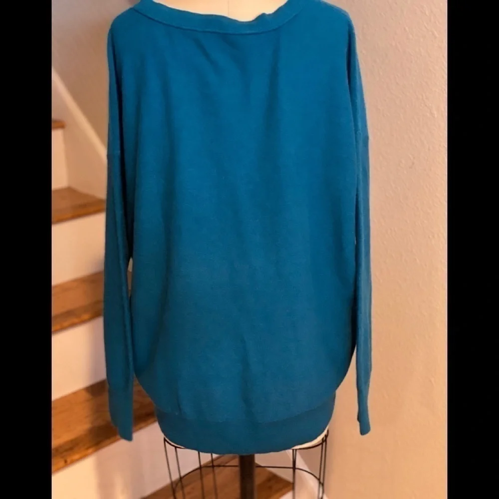 Vince Crewneck Cashmere Pullover Peacock​​​​​​​​​​